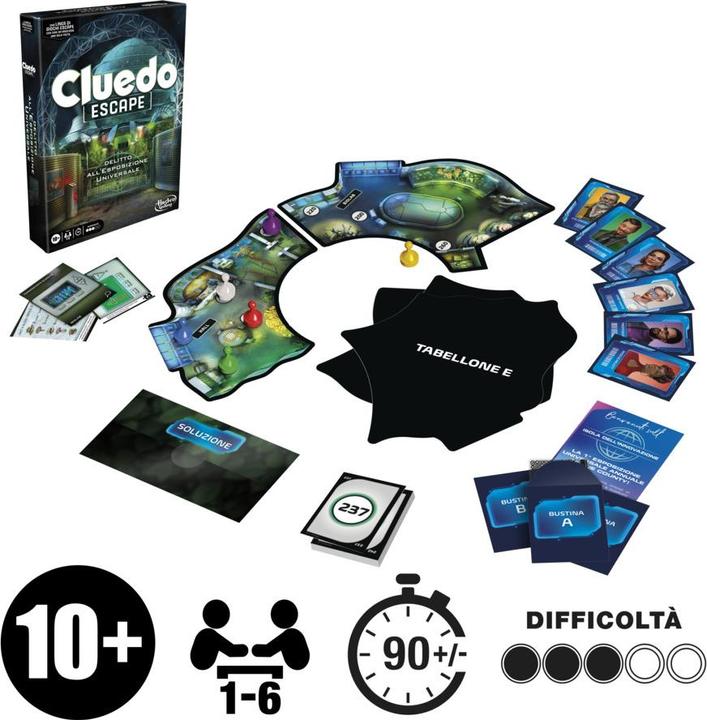 Immagine prodotto Hasbro Cluedo Escape - Delitto all'Esposizione Universale (Italiano)