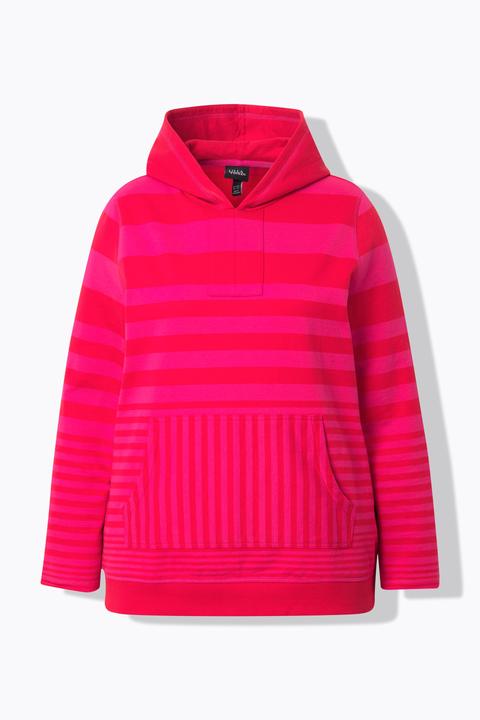 Actual product image Ulla Popken Oversized Striped Long Sleeve Hoodie (42, 44)