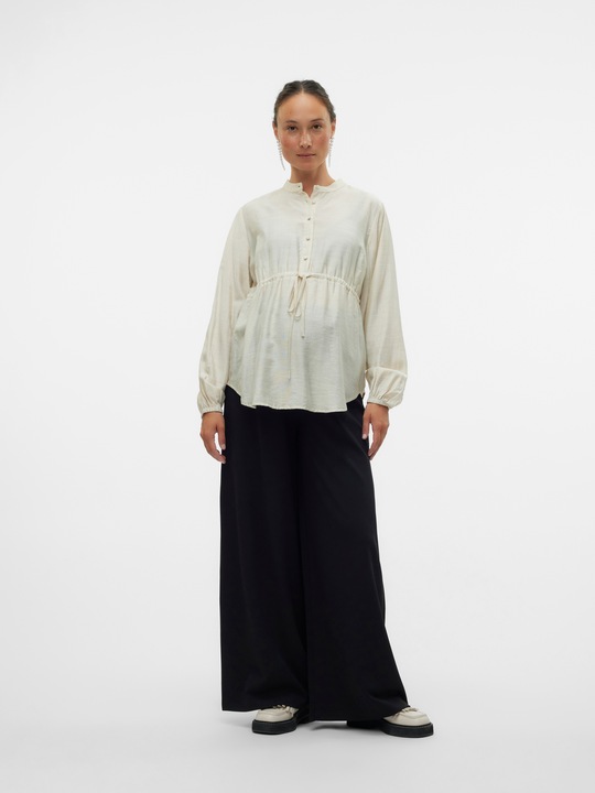 Actual product image Mamalicious Regular fit mandarin collar top blouse (XS)