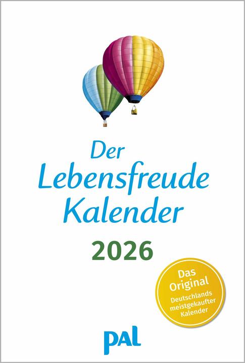 Produktbild Wolf:Der Lebensfreude-Kalender 2026 (Harter Einband, Deutsch)