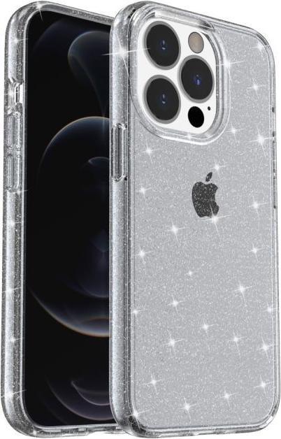 Actual product image MU Style Glittery Powder Soft TPU Series (Apple iPhone 15 Pro)