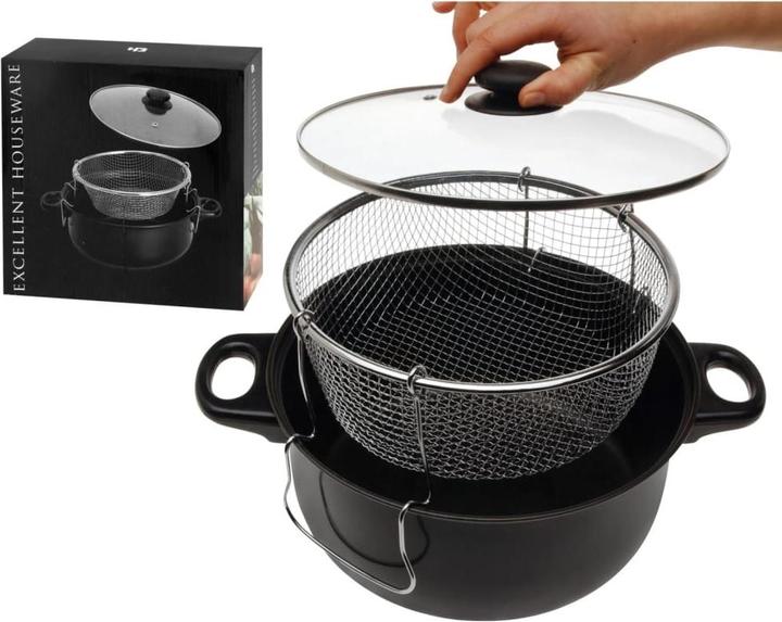 Actual product image HTI-Living Deep frying pot (26 cm, Frying pan, Steel)