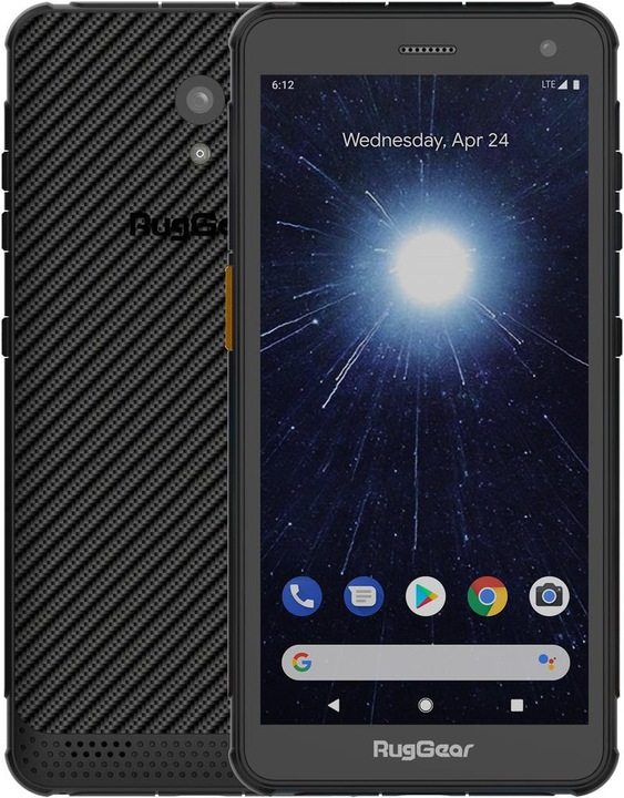 Actual product image Rug Gear RG655 (32 GB, Black, 5.50", Hybrid Dual SIM, 13 Mpx, 4G)