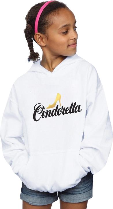 Actual product image Disney Girls Cinderella Shoe Logo Hoodie (104)