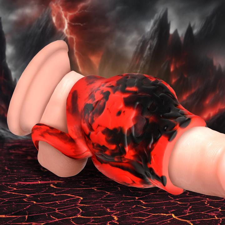 Produktbild Creature Cocks XR Brands Hell Hound Hodenstrecker Rot