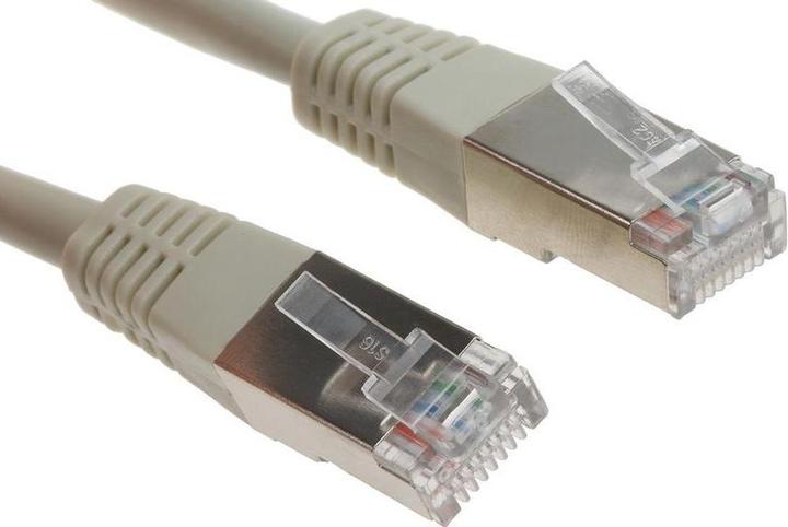 Produktbild Decelect Forgos RJ45 Grau Patchkabel FTP 2m (F/UTP, CAT5, 2 m)