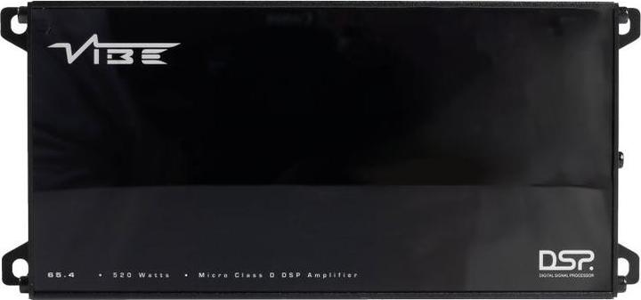 Actual product image Vibe POWERBOX65.4-8MDSP-V3 - Car amplifier - 4 channel amplifier - 8 channel DSP - 65W RMS (4-channel amplifier)