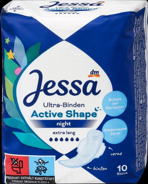 Actual product image dm Jessa Active Shape (1 x, Sanitary pads)