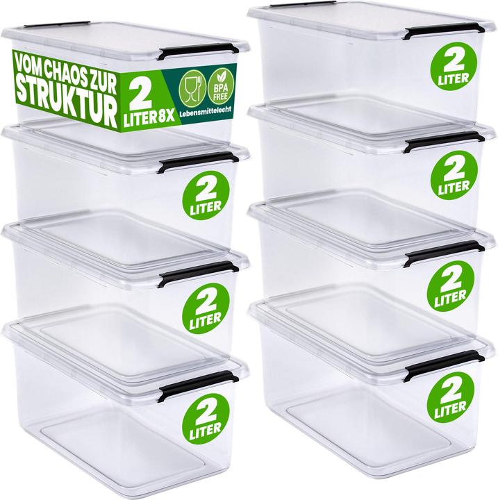 Deuba Aufbewahrungsbox (15 cm, 2 l, 1x)