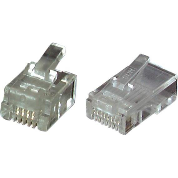 Thumbnail - EFB Elektronik EFB 37516.1-100 Modular Stecker RJ11 E-MO 6/4 SR VPE100 (Netzwerkkabel Stecker), Netzwerk Zubehör