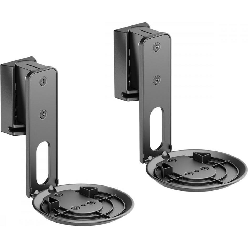 Maclean Wandhalterungen für Sonos ERA 100, MC-997 (1 coppia, Installazione a parete, Perno di rotazione, Inclinabile), Stativo + Montaggio a muro per 