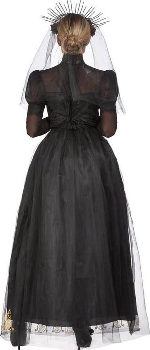 Actual product image Smiffys Womens/Ladies Deluxe Bride Sacred Heart Day Of The Dead Costume (M)