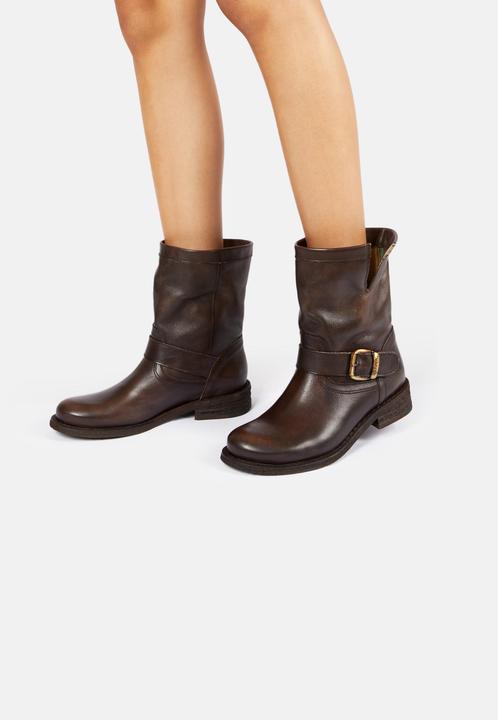 Produktbild Felmini GREDO 7176, der zeitlose und meistverkaufte Biker-Stiefel von, ist aus weichem Leder geferti (42)