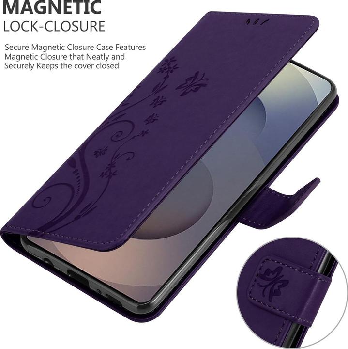 Produktbild Cadorabo Hülle für Samsung Galaxy S25 Ultra mit Blumen Muster (Samsung Galaxy S25 Ultra)