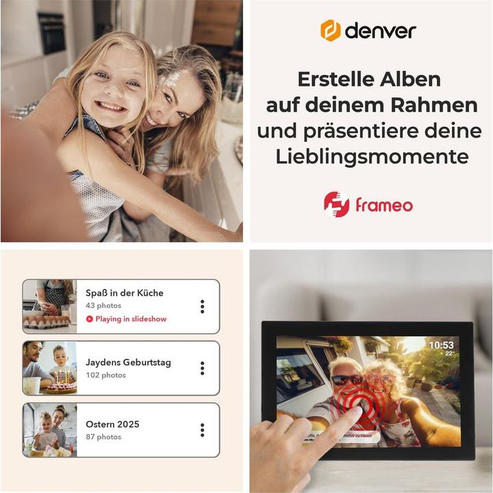 Produktbild Denver Frameo PFF-1037 (10.10", 1280 x 800 Pixel)