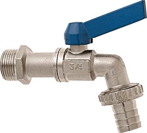 Produktbild Geka Kugel-Auslaufventil vernickelt 1/2" (50.80 mm)