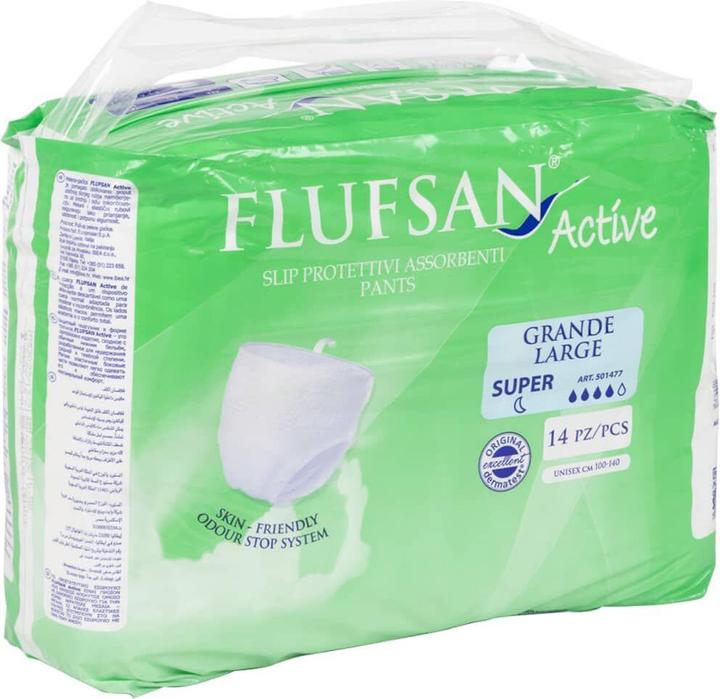 Image du produit vidaXL Slips d'incontinence Flufsan pour adultes 14 pcs. Taille (14 x, L)