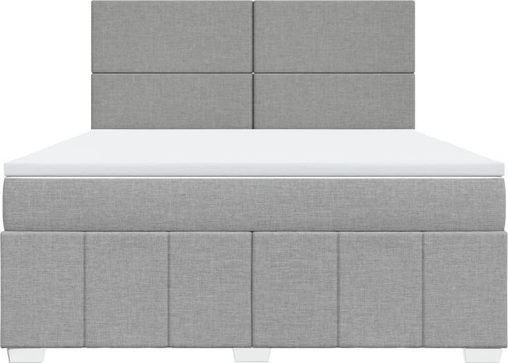 Produktbild vidaXL Bo x springbett mit Matratze 180 x 200 cm Stoff (180 x 200 cm)