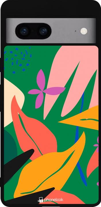 Image du produit PhoneLook Coque Silicone rigide noir Abstract Jungle (Google Pixel 7a)