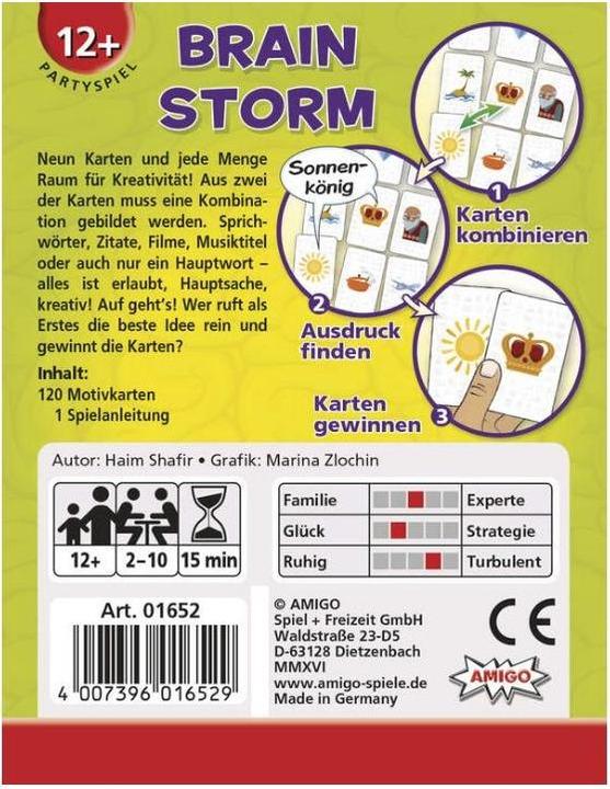 Actual product image Amigo Brain Storm (German)