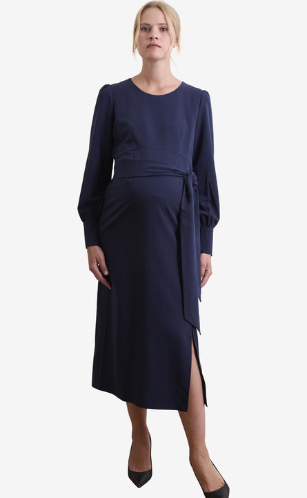 Image du produit Vertbaudet Robe de maternité festive avec ceinture (42)