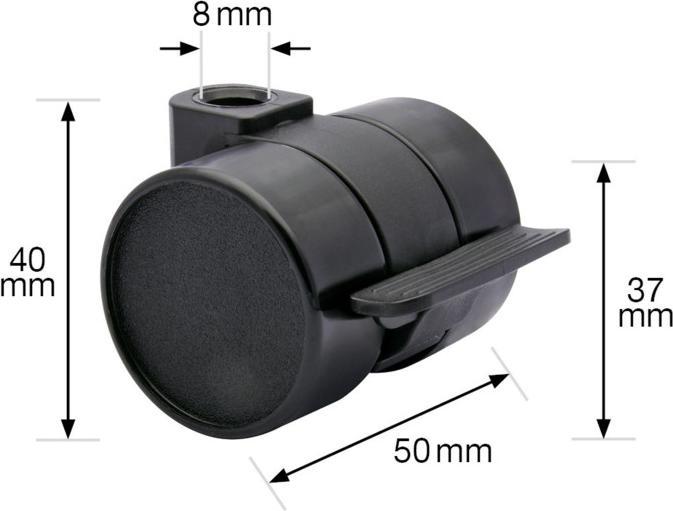 Actual product image Wagner System Double castors
