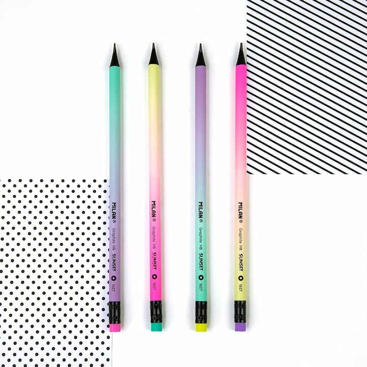 Immagine prodotto Matita rotonda HB con gomma Sunset (24 pezzi) (2.20 mm, HB, 24 x)