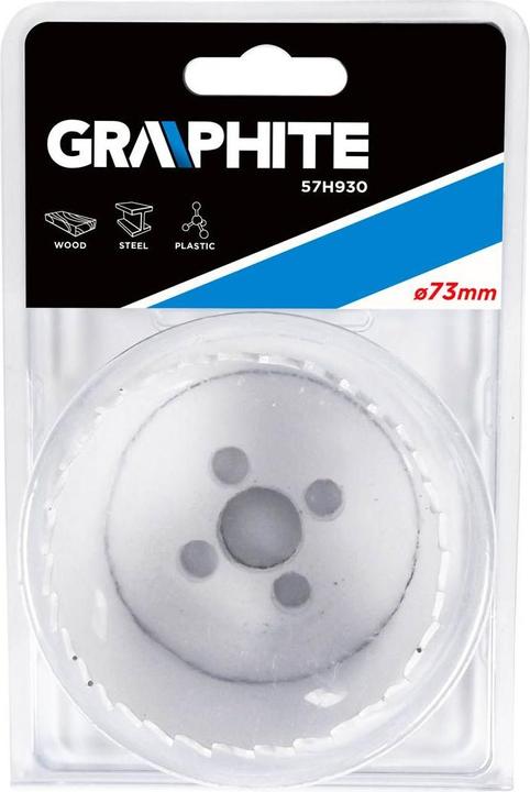 Actual product image Graphite 73 mm bimetal hole saw - 57H930 (73 millimetres)