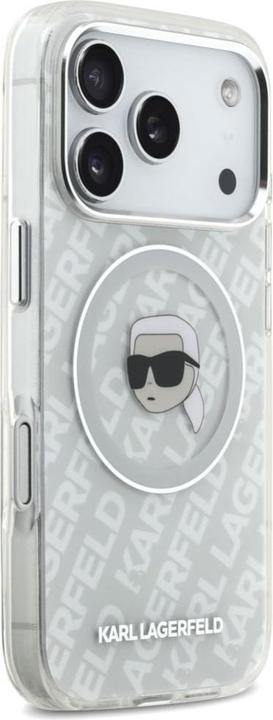Produktbild Karl Lagerfeld - IML MagSafe (KLHMP17XHMKBKHOG) - iPhone 17 Pro Max - White Karl's Head (Apple iPhone 17 Pro Max)