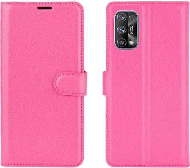 Actual product image MU Classic Litchi Leather Bookcover Series (Realme 7 Pro)