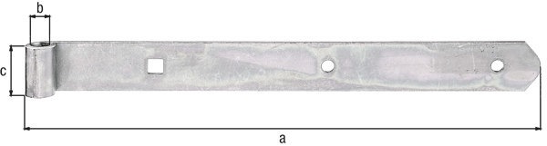 Immagine prodotto GAH Cinghia per tapparella lunghezza 300 x 10 x 30 mm spessore 3 mm Acciaio galv. zincato film passivo