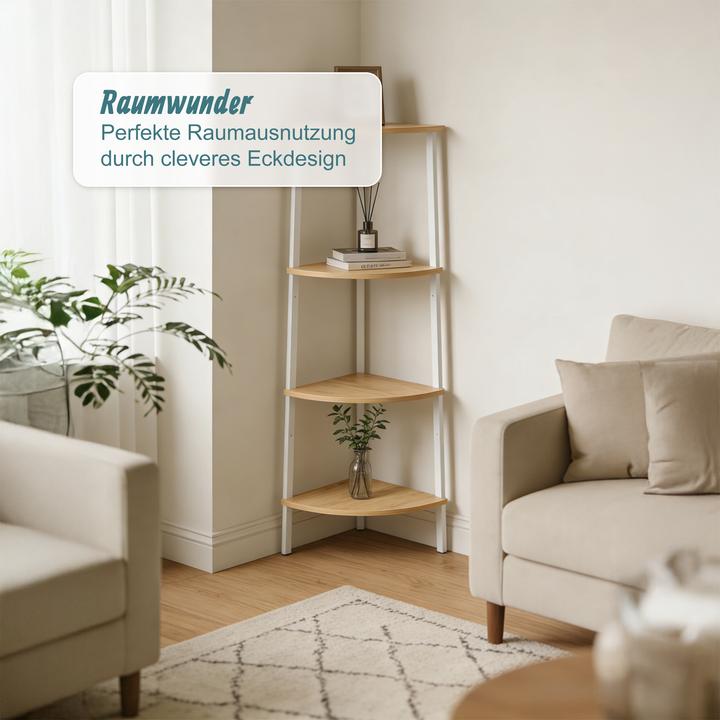 Produktbild Relaxdays Eckregal (44.50 x 31.50 x 125 cm)