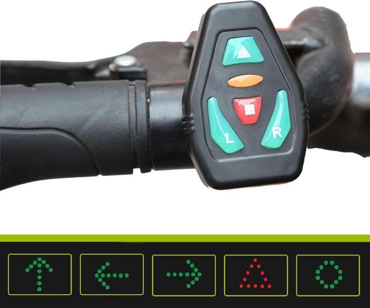 Actual product image Eelo Cyglo Blue LED Signal Backpack