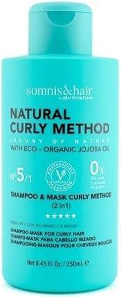 Immagine prodotto NoName SOMNIS&HAIR Method Curly Shampoo e Maschera 2 in 1 per capelli ricci e ondulati 250ml (Shampoo liquido)