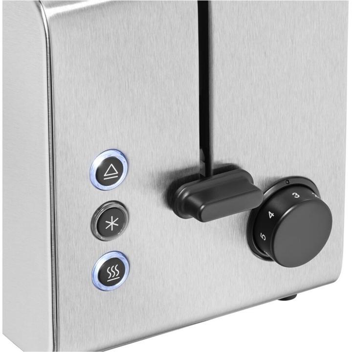 Actual product image WMF Stelio double-slot toaster with bread roll top and bagel function