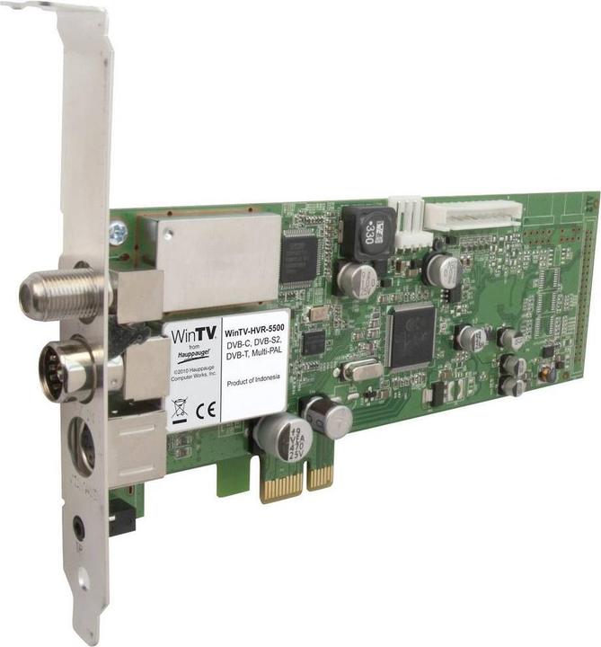 Actual product image Hauppauge WinTV-HVR-5525 (PCI-E x1, analog TV signal, DVB-C, DVB-S, DVB-S2, DVB-T)