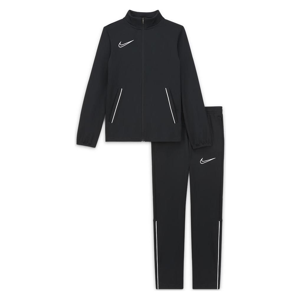 Nike, Unisex, Laufjacke, Academy 21 Trainingsanzug Kids (M), Schwarz, M