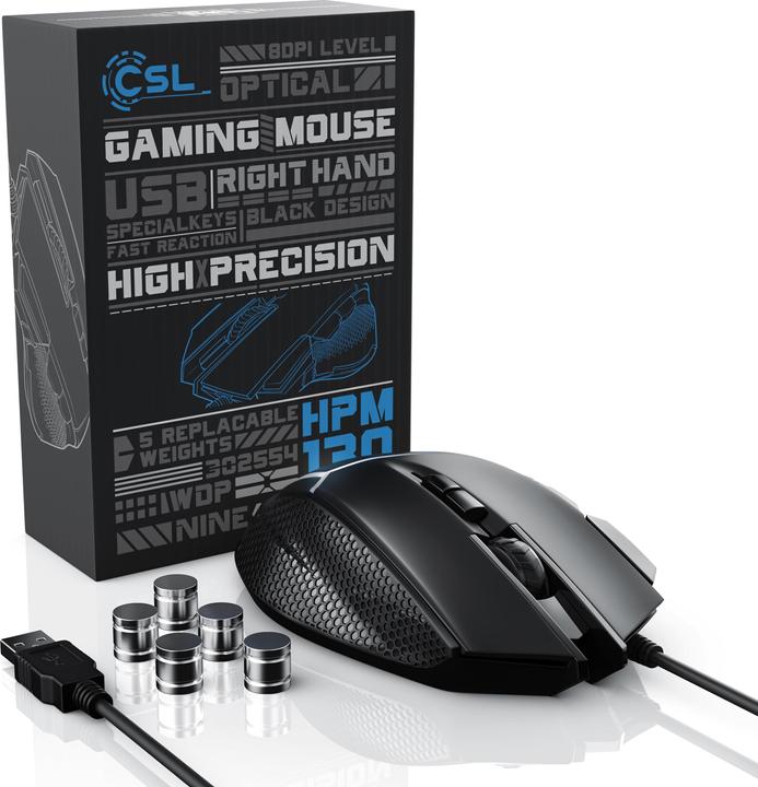 Immagine prodotto CSL Pacchetto tastiera e mouse da gioco (Svizzera, Cablato)