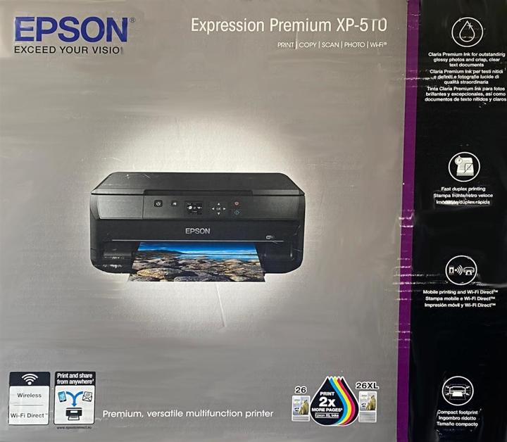 Produktbild Epson XP-510 All-in-One 3-in-1 (Tintenpatrone, Farbe)