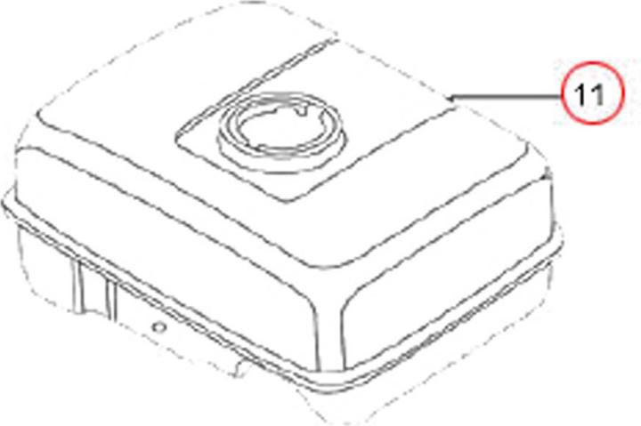 Image du produit Wiltec Pièce détachée Reservoir d'essence pour les moteurs a essence 6,5 CV