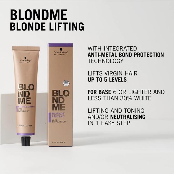 Produktbild Schwarzkopf Blondme - Blonde Lifting Steel Blue (L-Steel Blue)
