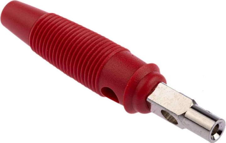 SKS Hirschmann Kleur: Rood ROOD BANAANSTEK 4MM MA HM