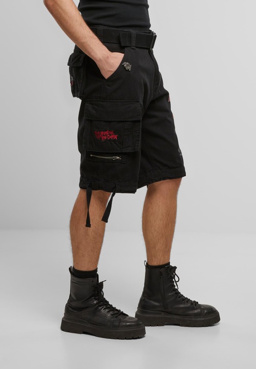Actual product image Brandit Iron Maiden Savage Shorts The Number of The Beast black edition - 190545 (XXL)