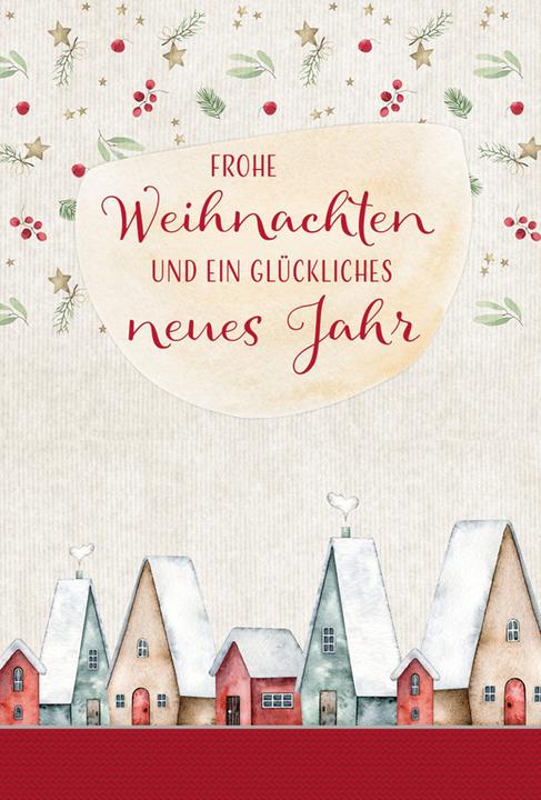 Produktbild Frohe Weihnachten und ein glückliches n (1 Stk.)