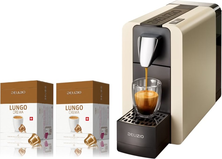 Image du produit Delizio Compact One II incl. 2 × 48 capsules Lungo Crema