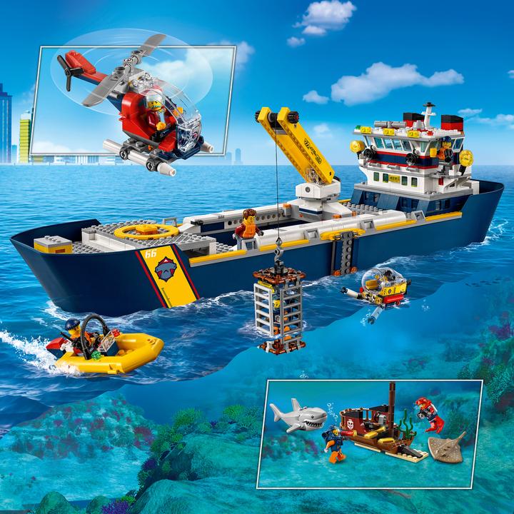 Produktbild LEGO Meeresforschungsschiff (60266, LEGO City)