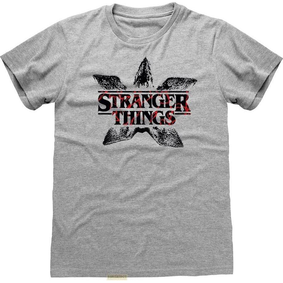 Heroes Inc, Uomini, Maglietta, Stranger Things T-Shirt Demogorgon Mouth Grösse L, Multicolore, (L)