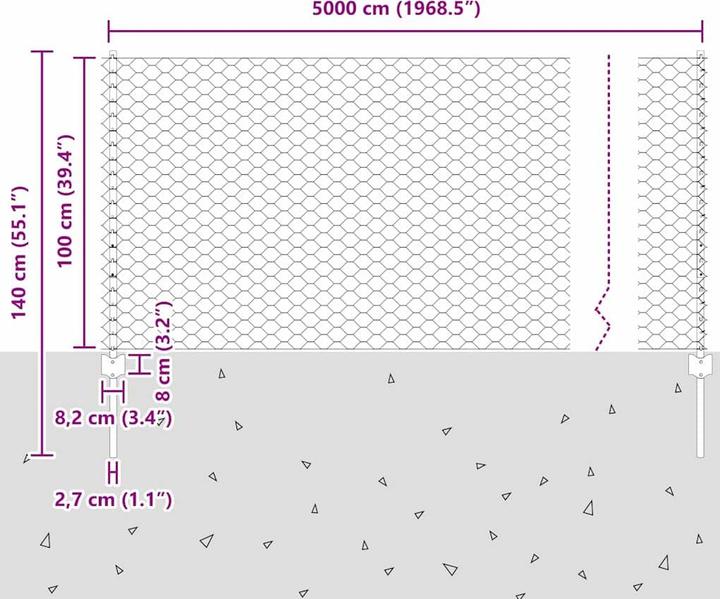 Produktbild vidaXL Aussenbarriere