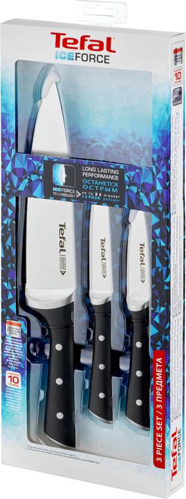 Produktbild Tefal Ingenio Ice Force 3er Set Koch-, Universal-, Schälmesser (20 cm)