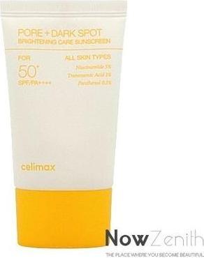 Celimax Soin Éclaircissant pour Pores et Taches Brunes SPF 50+ (Crème solaire, SPF 50+, 50 ml)